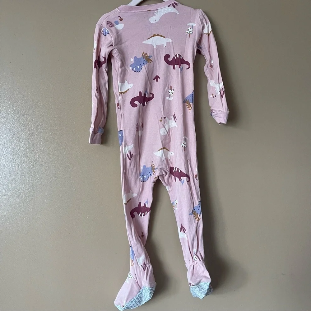 Carter’s 2T Pink Dinosaur One-Piece Pajamas